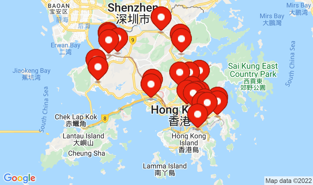 2022年4月9日強制檢測名單地圖