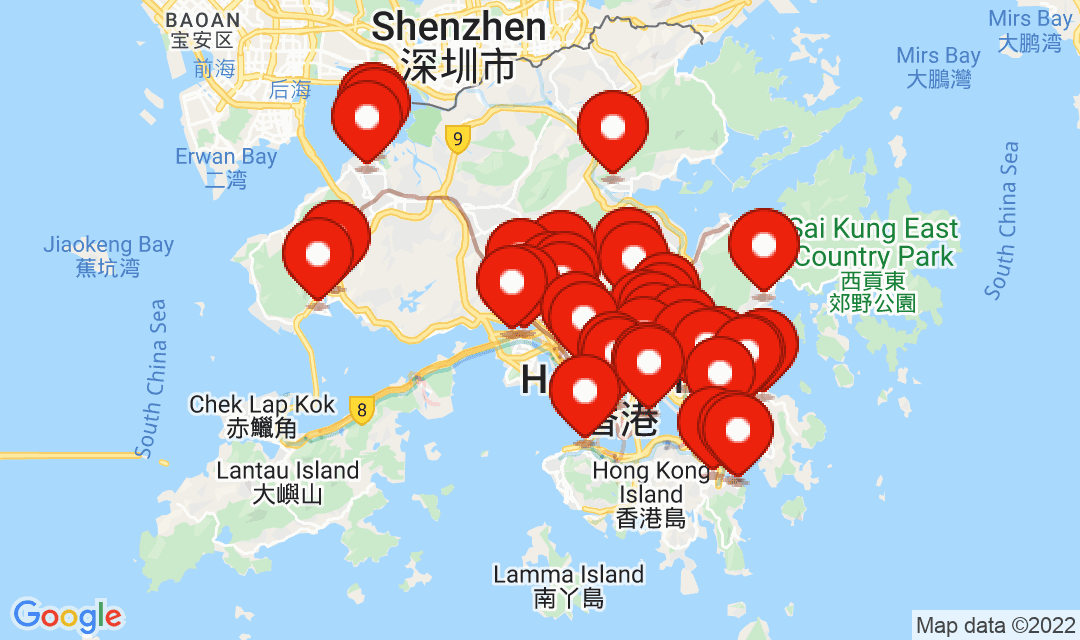 2022年4月25日強制檢測名單地圖