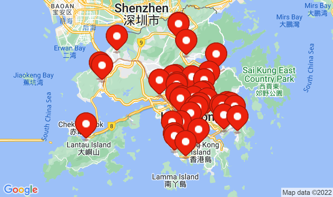 2022年5月5日強制檢測名單地圖