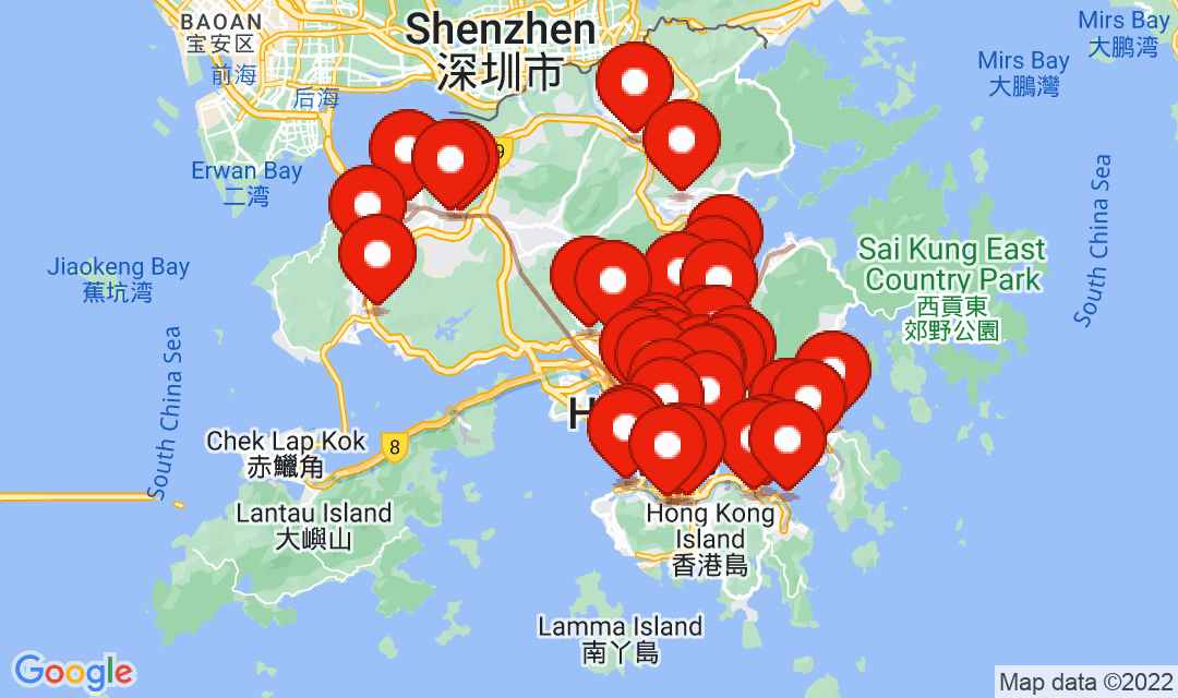 7 May 2022, Compulsory Testing Notice Map