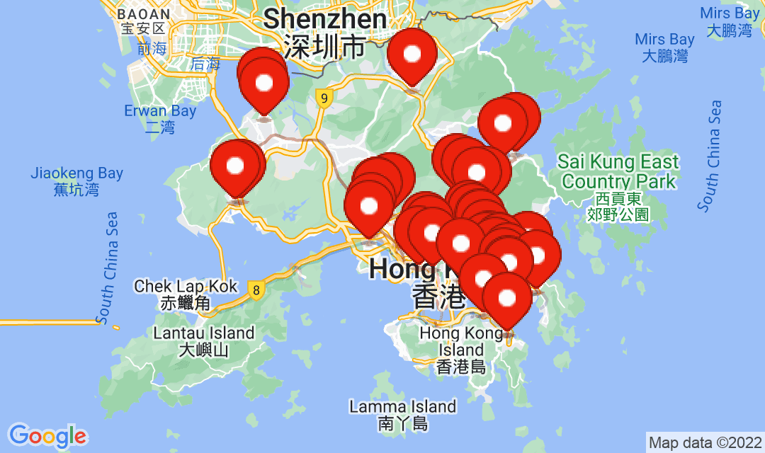 2022年5月8日強制檢測名單地圖