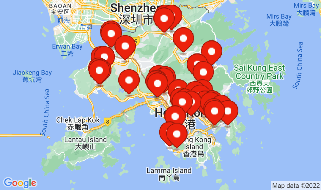 2022年5月9日強制檢測名單地圖