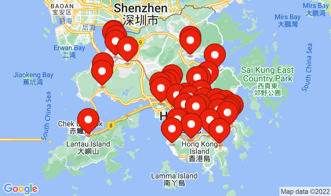 2022年5月10日強制檢測名單地圖