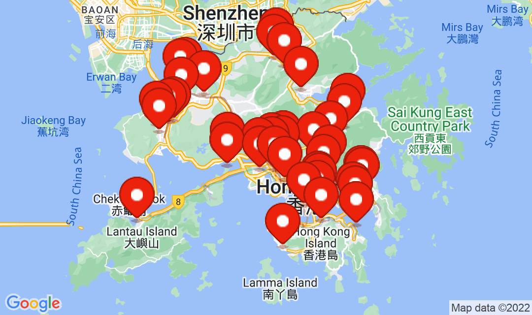 2022年5月14日強制檢測名單地圖