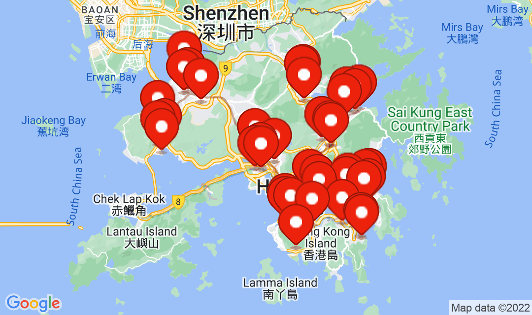 2022年5月15日強制檢測名單地圖