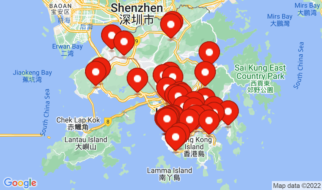 2022年5月17日強制檢測名單地圖
