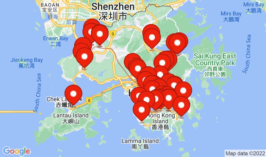 2022年5月24日強制檢測名單地圖