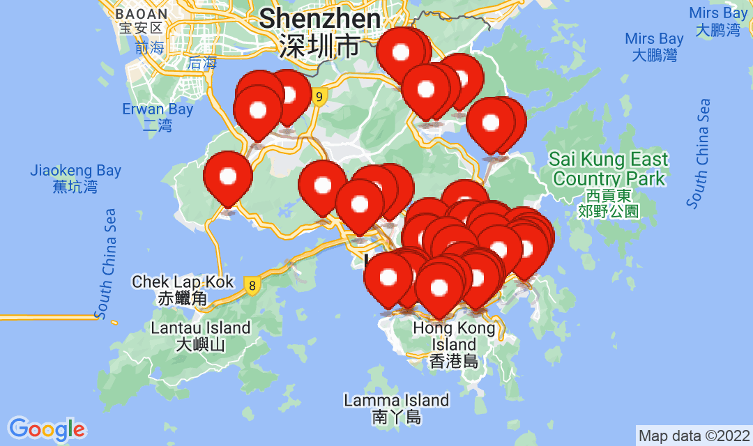 2022年6月4日強制檢測名單地圖