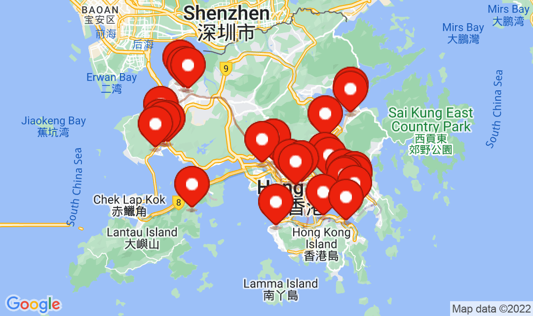 2022年6月18日強制檢測名單地圖