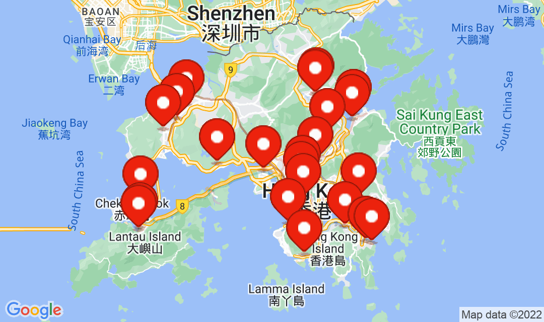 2022年6月25日強制檢測名單地圖