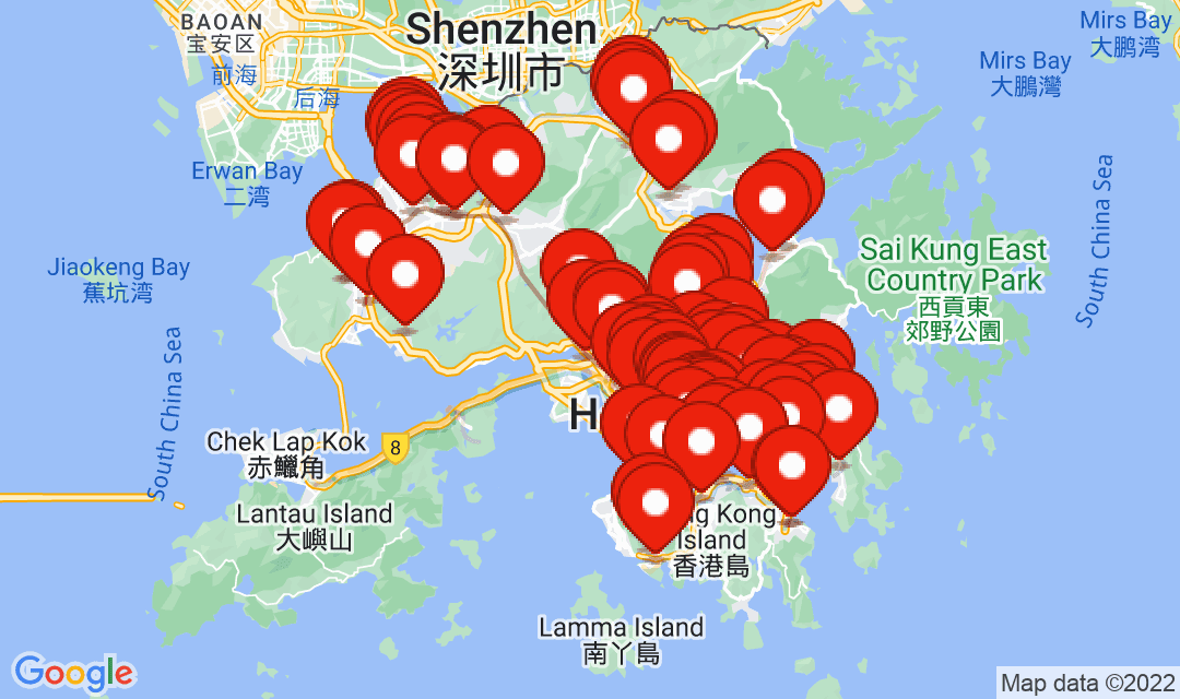 2022年7月17日強制檢測名單地圖