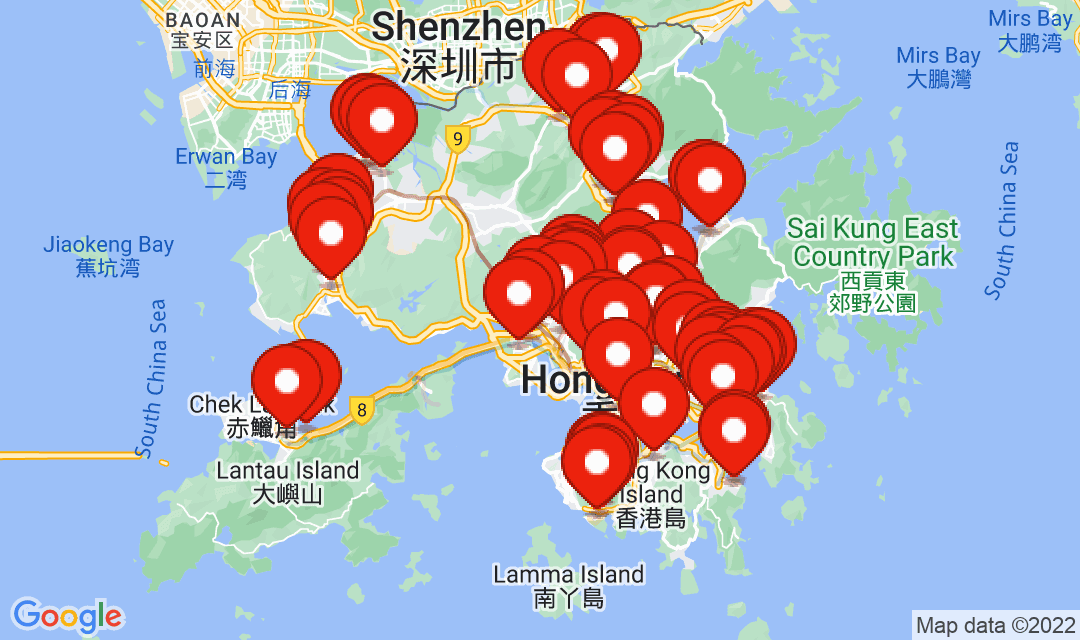 2022年7月22日強制檢測名單地圖