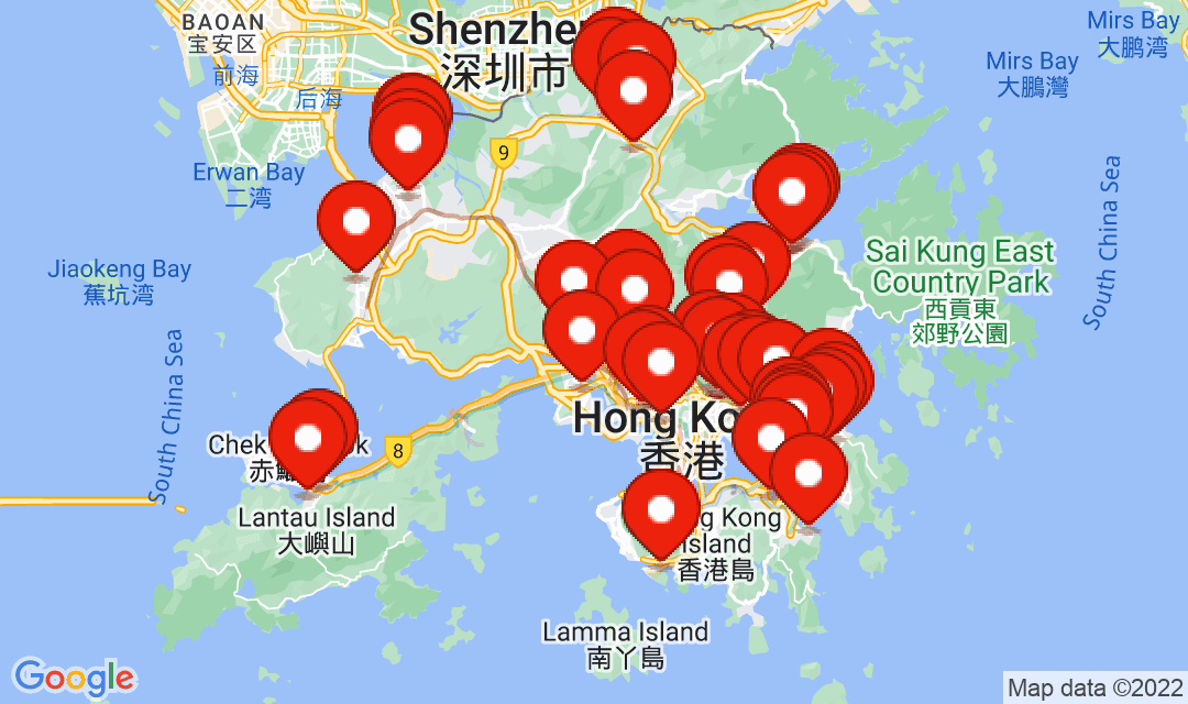 2022年8月8日強制檢測名單地圖