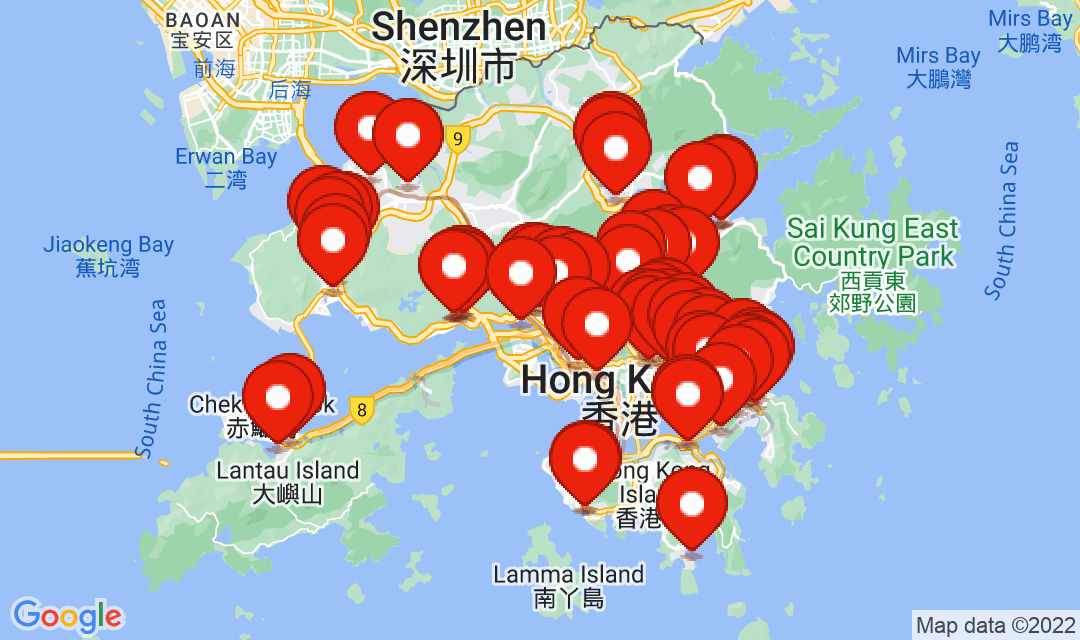 2022年8月21日強制檢測名單地圖