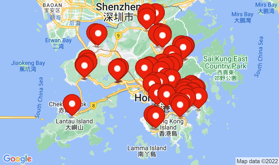 2022年8月22日強制檢測名單地圖