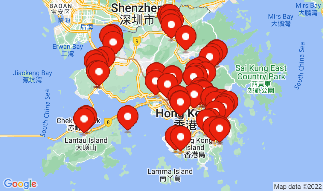 2022年8月28日強制檢測名單地圖