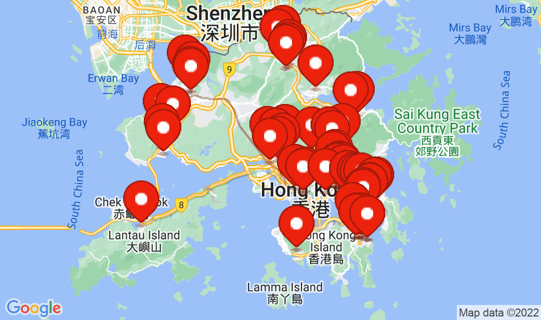 2022年8月29日強制檢測名單地圖