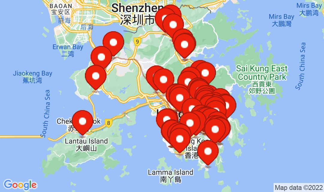 2022年8月31日強制檢測名單地圖