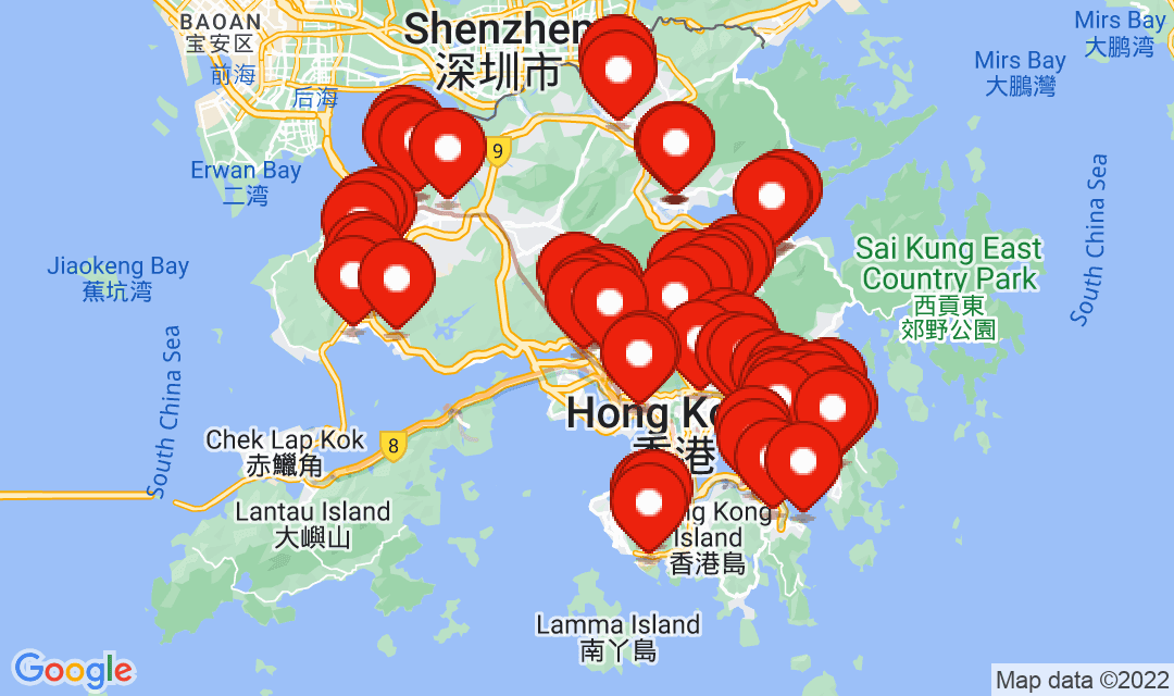 2022年9月9日強制檢測名單地圖