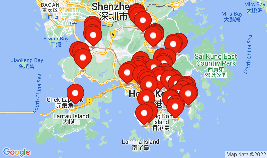 2022年9月13日強制檢測名單地圖