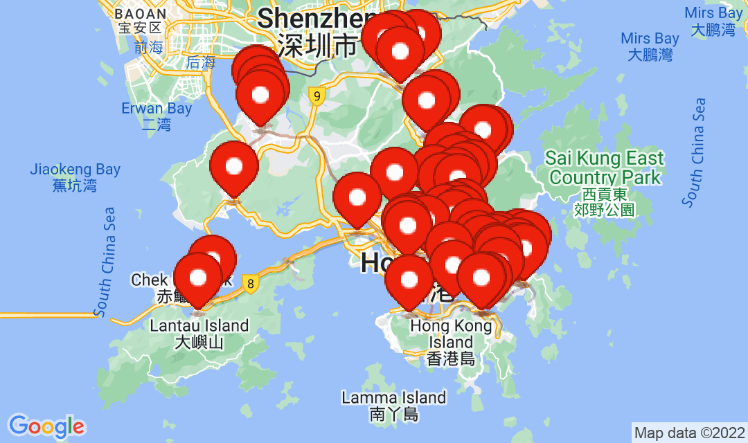 2022年9月14日強制檢測名單地圖