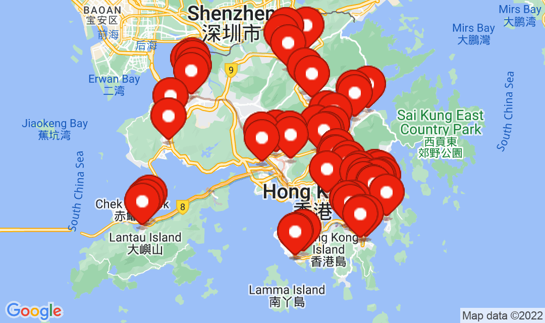 2022年9月15日強制檢測名單地圖
