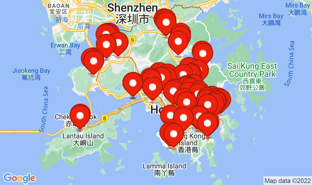 2022年9月16日強制檢測名單地圖