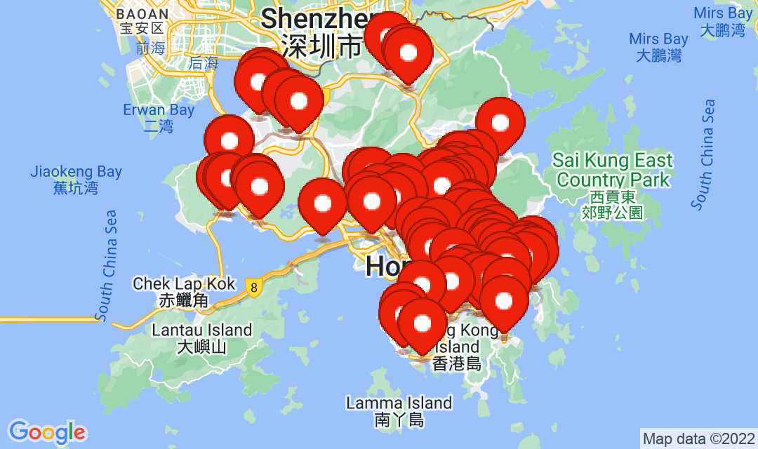 2022年9月22日強制檢測名單地圖