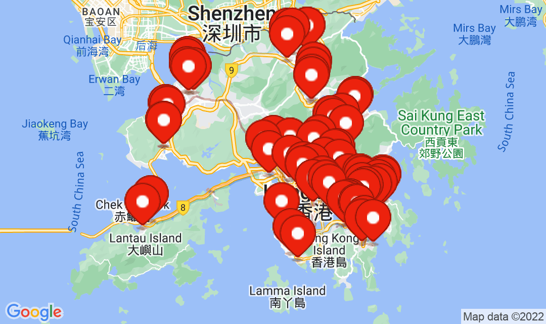 2022年9月23日強制檢測名單地圖