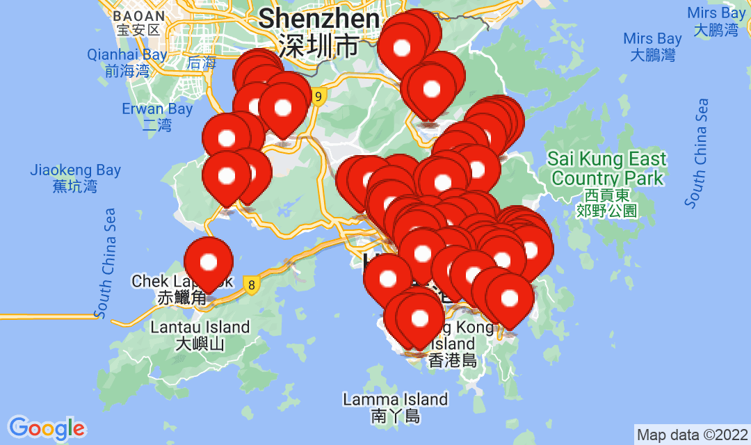 2022年9月24日強制檢測名單地圖