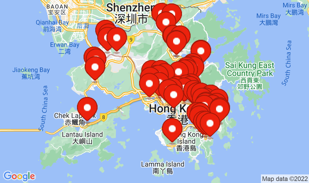 2022年9月26日強制檢測名單地圖