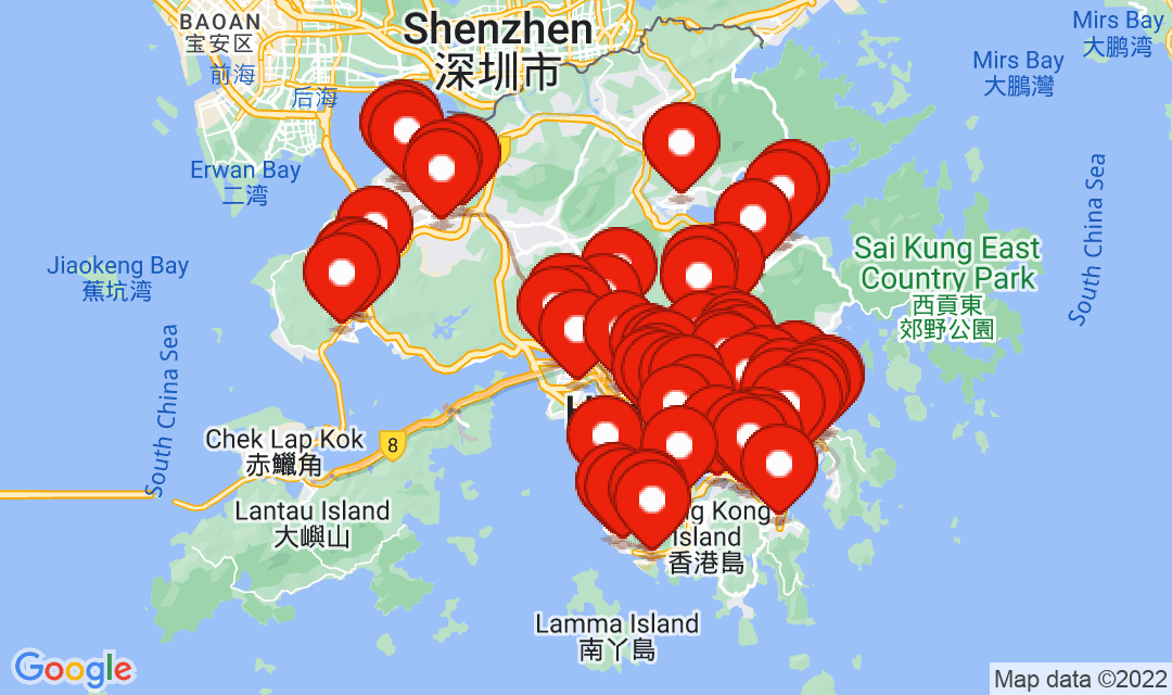 2022年10月3日強制檢測名單地圖