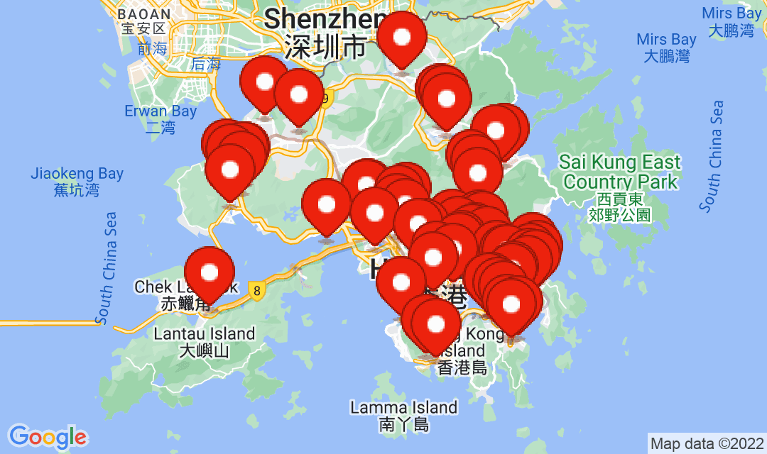 2022年10月7日強制檢測名單地圖