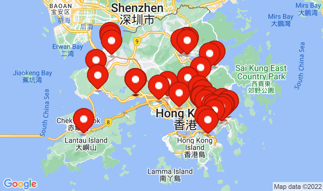 2022年10月9日強制檢測名單地圖