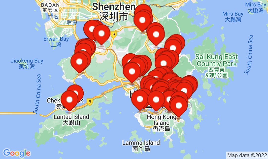 2022年10月13日強制檢測名單地圖