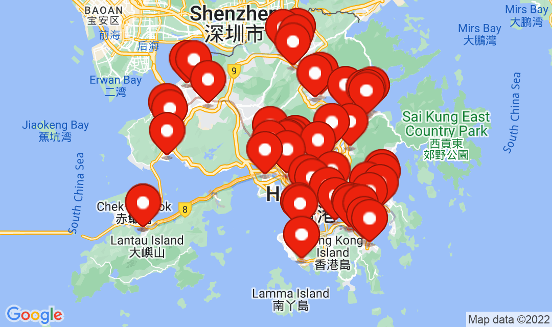 2022年10月18日強制檢測名單地圖
