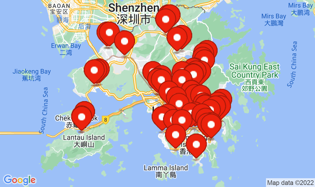 2022年10月19日強制檢測名單地圖