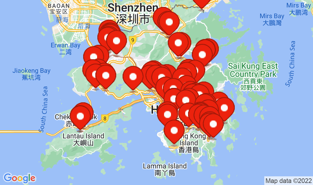 2022年10月20日強制檢測名單地圖