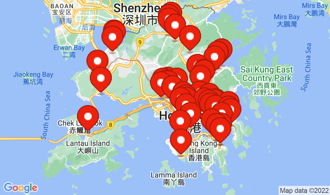 2022年10月21日強制檢測名單地圖