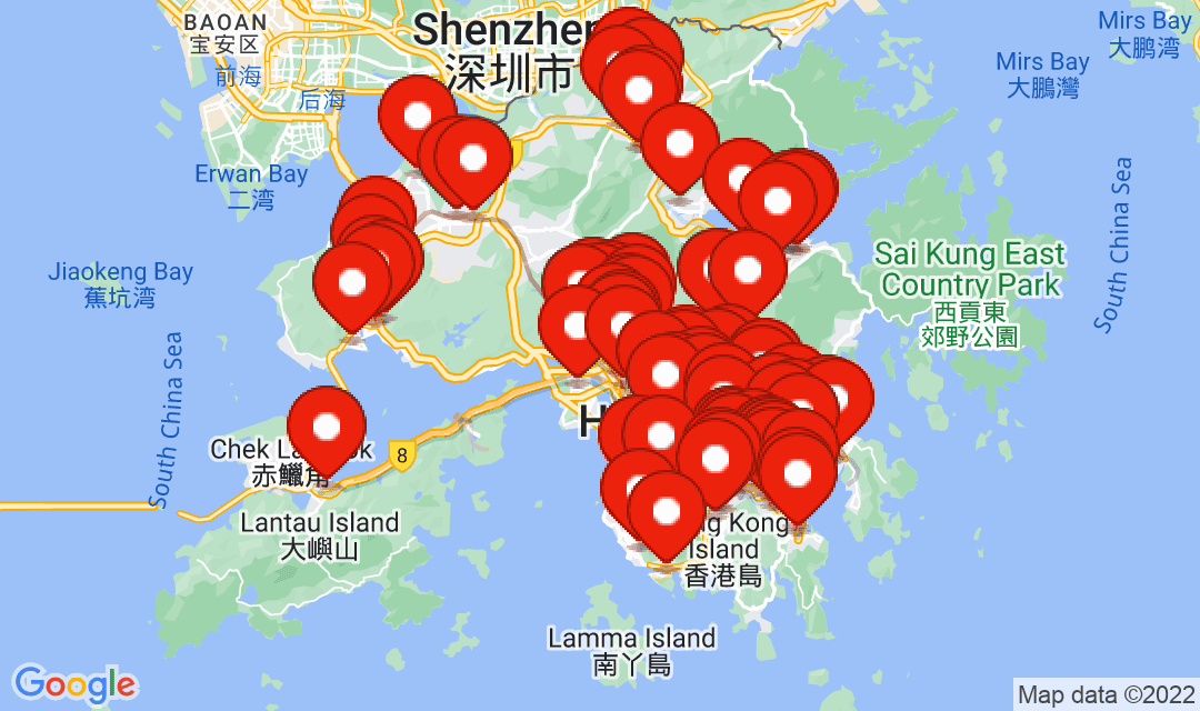 2022年10月22日強制檢測名單地圖