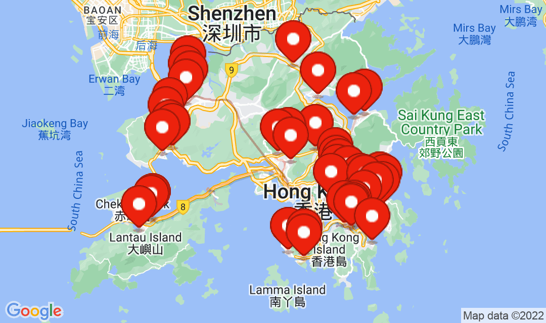 2022年10月24日強制檢測名單地圖