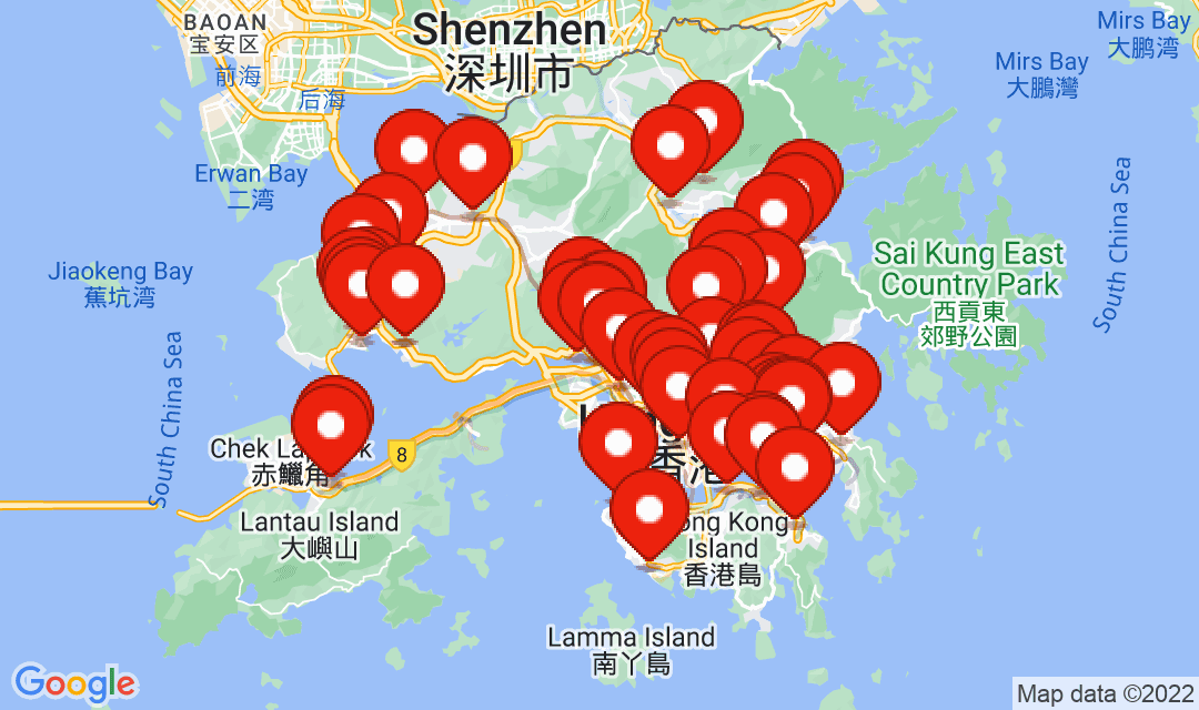 2022年11月7日強制檢測名單地圖