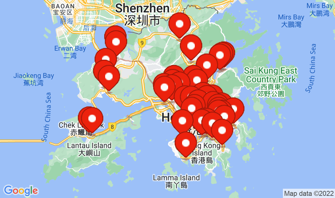 2022年11月8日強制檢測名單地圖