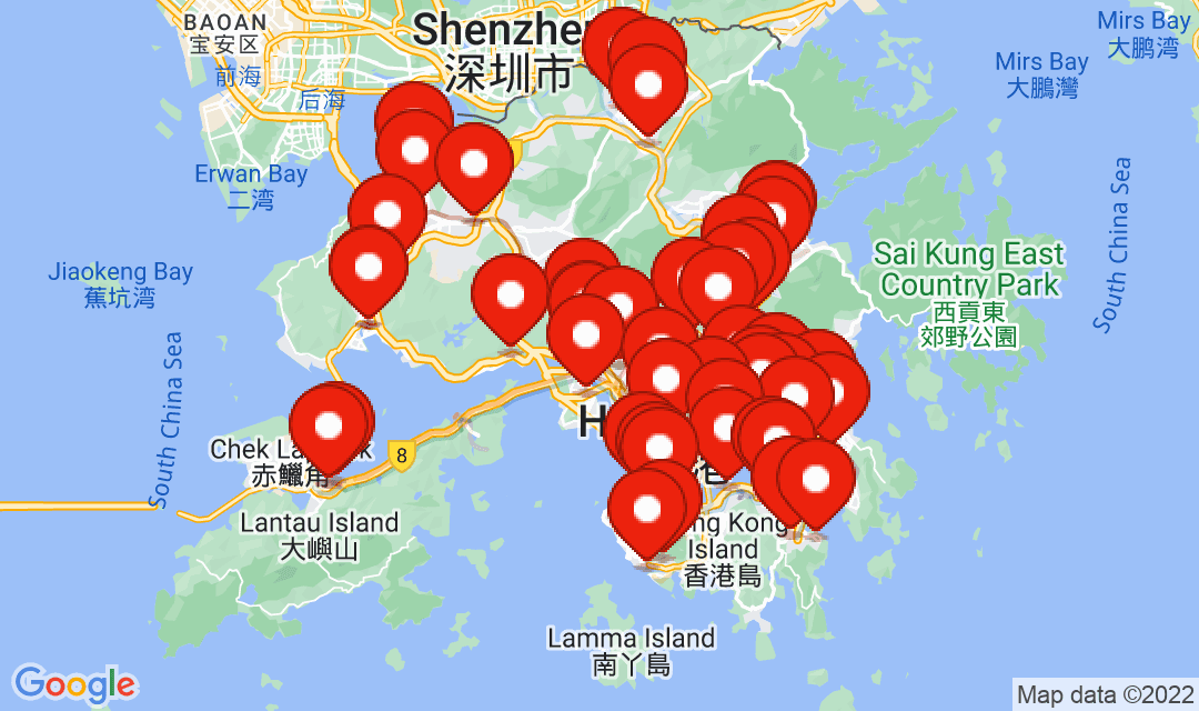 2022年11月9日強制檢測名單地圖