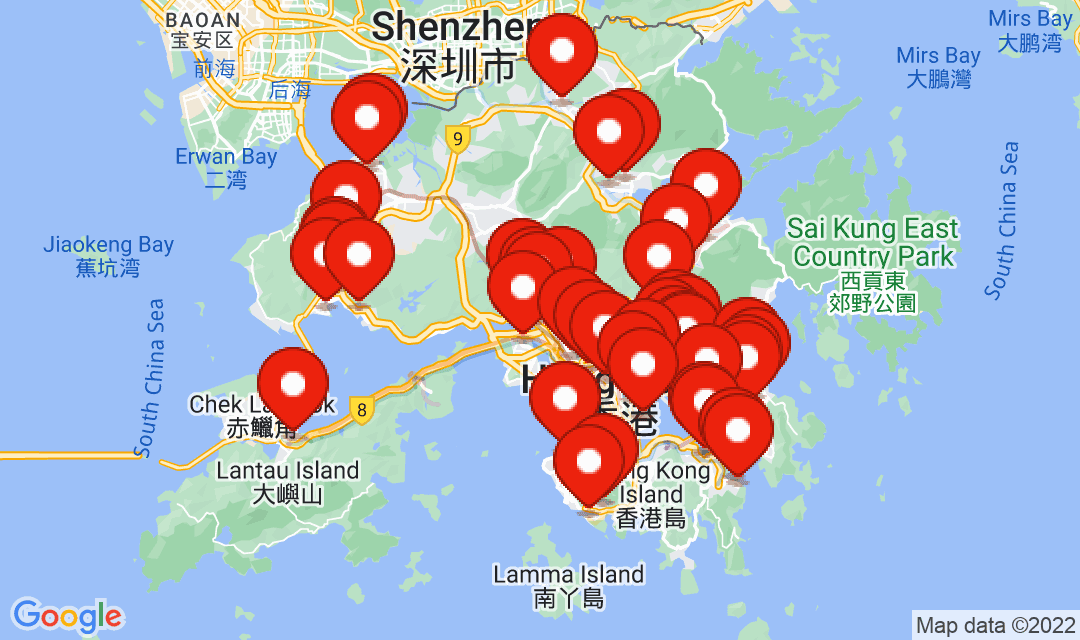 2022年11月17日強制檢測名單地圖