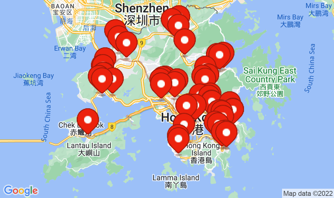 2022年11月22日強制檢測名單地圖